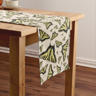 Southwest Yellow Swallowtail Butterflies All Over Long Table Runner