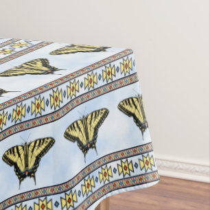 Southwest Yellow Swallowtail Butterflies Medium Tablecloth