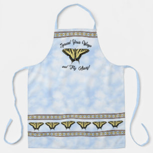 Southwest Yellow Swallowtail Butterfly Personalize Apron