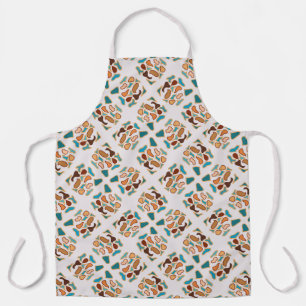 Southwestern Abstract Earth Tone Pattern Art  Apron