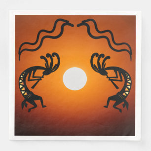 Southwestern American Indian Kokopelli Napkin