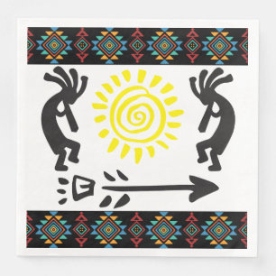 Southwestern American Indian Kokopelli Napkin