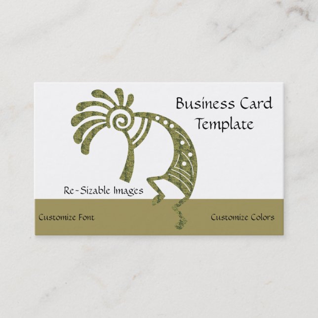 Southwestern Arizona Kokopelli Business Card (Front)
