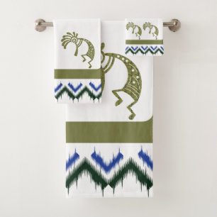 Southwestern Arizona Kokopelli Towels