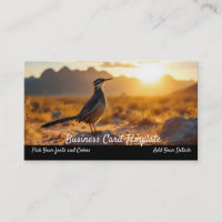 Southwestern Arizona Sunrise Roadrunner