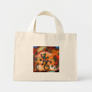 Southwestern Art Kokopeli Mini Tote Bag