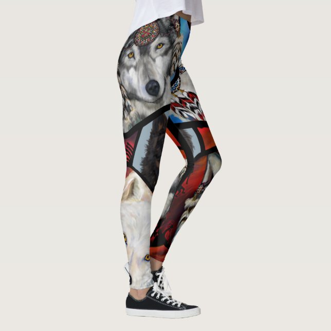 SOUTHWESTERN ART LEGGINGS (Right)