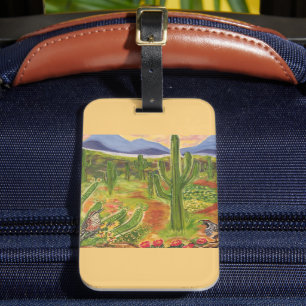 Southwestern Art Luggage Tag