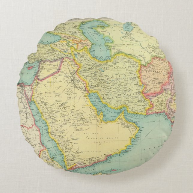 Southwestern Asia Round Cushion (Front)