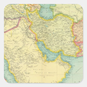 Southwestern Asia Square Sticker