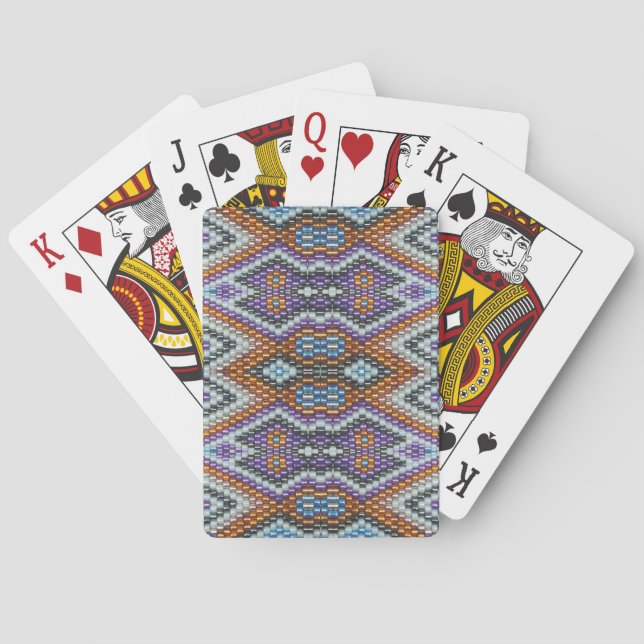Southwestern Bead Art Playing Cards (Back)