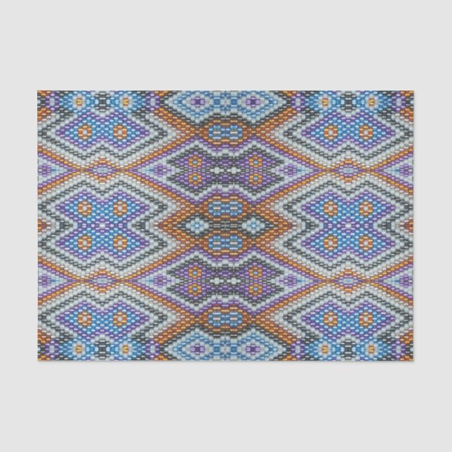 Southwestern Bead Art Tissue Paper (Front)
