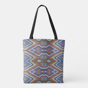 Southwestern Bead Art Tote Bag