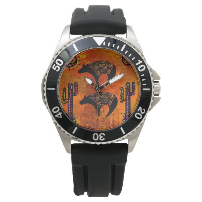 Southwestern Bear Art Watch (Front)