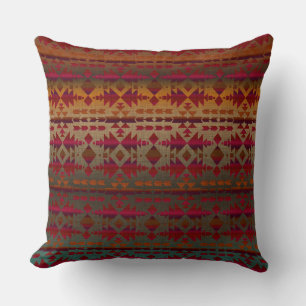 Southwestern Beauty   Tribal Ombre Style Cushion