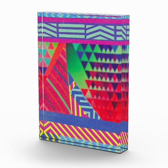 southwestern borders and triangles collage photo block (Right)