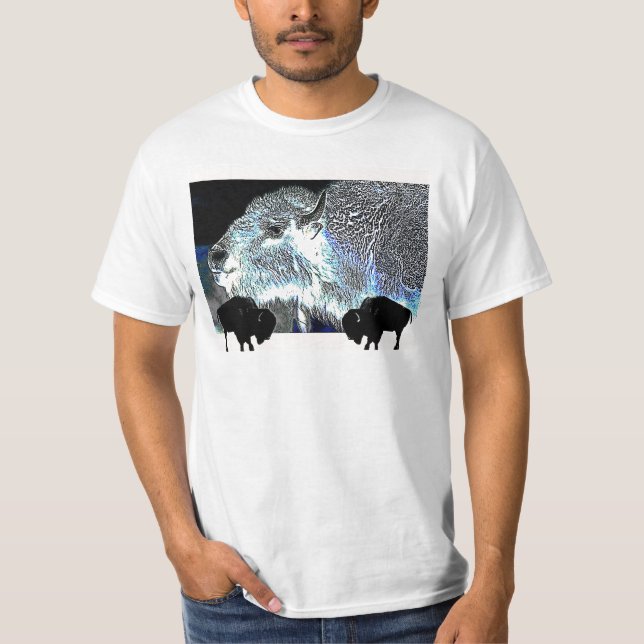 Southwestern Buffalo Art T-shirt (Front)