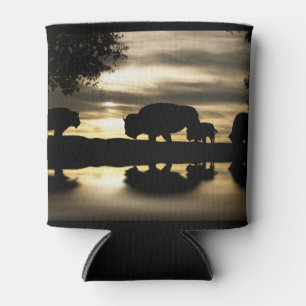 Southwestern Buffalo In the Sunset Can Cooler