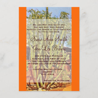 Southwestern Cactus Wedding Invitations