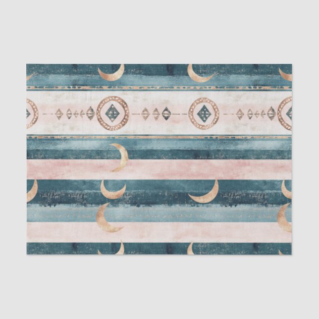 Southwestern Celestial Pattern - Desert Style Tissue Paper (Front)