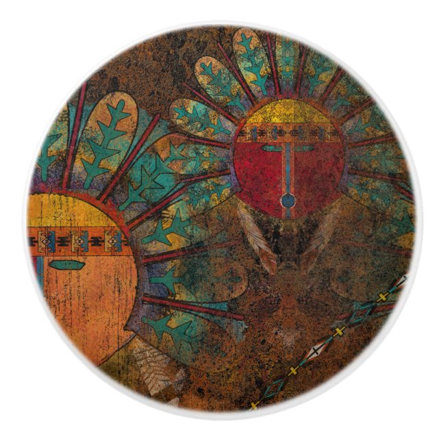 Southwestern Ceramic Knobs (Front)