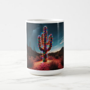 Southwestern Christmas desert cactus Coffee Mug