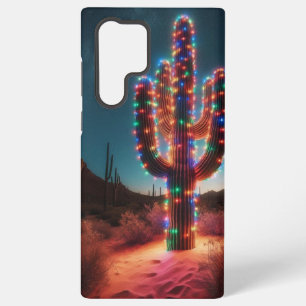 Southwestern Christmas desert cactus Samsung Galaxy Case