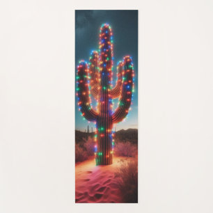 Southwestern Christmas desert cactus Yoga Mat