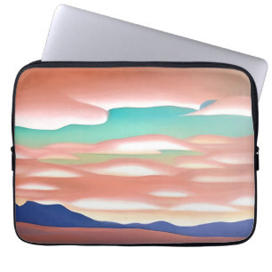 Southwestern Desert and Sky Minimalist Art  Laptop Sleeve