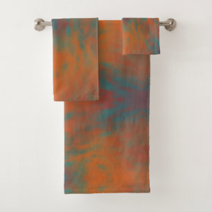 Southwestern Desert Dreams Pattern Abstract Bath Towel Set