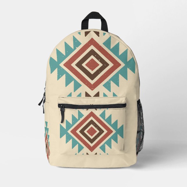 Southwestern Desert Printed Backpack (Front)