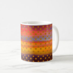 Southwestern Desert Stars And Stripes Abstract Art Coffee Mug