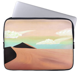 Southwestern Desert with Dunes Minimalist Art Laptop Sleeve