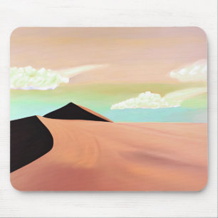 Southwestern Desert with  Dunes Minimalist Art Mouse Pad