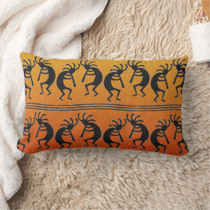 Southwestern Design Kokopelli Decorative Lumbar Cushion