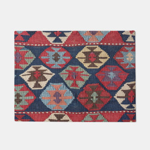 Southwestern Diamond Colourful Ornate Doormat