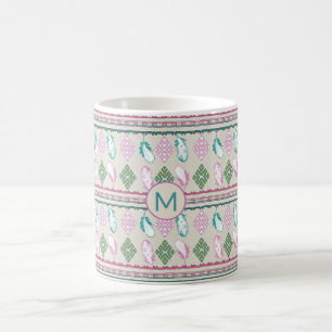 Southwestern ethnic feathers pattern. coffee mug
