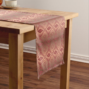 Southwestern ethnic geometric pattern. short table runner