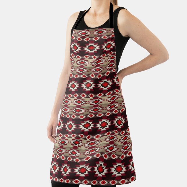 Southwestern ethnic native pattern apron (Insitu)