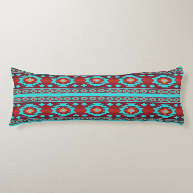 Southwestern ethnic tribal pattern. body cushion (Front)
