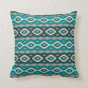 Southwestern ethnic tribal pattern. cushion