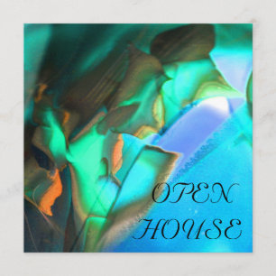 SOUTHWESTERN FLAIR TURQUOISE ORANGE ANNOUNCEMENT