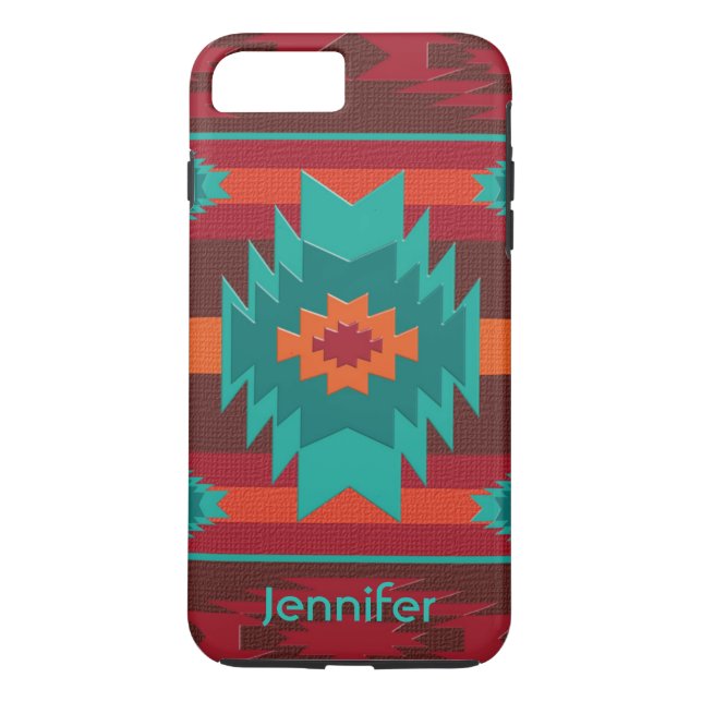 Southwestern geometric pattern. Case-Mate iPhone case (Back)