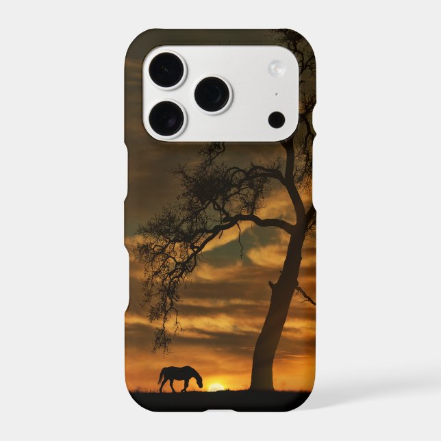 Southwestern Horse I Phone Case (Back)