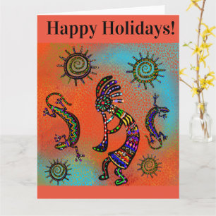 SOUTHWESTERN KOKOPELLI ART CARD