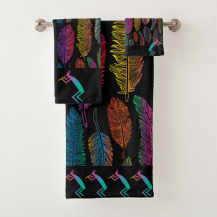 Southwestern Kokopelli Bath Towel Set