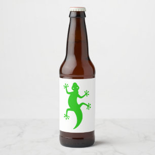 Southwestern Lizard Beer Bottle Label
