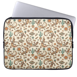 Southwestern Lizards Laptop Sleeve