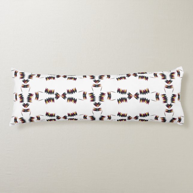 Southwestern Native Art Pattern Body Cushion (Front)