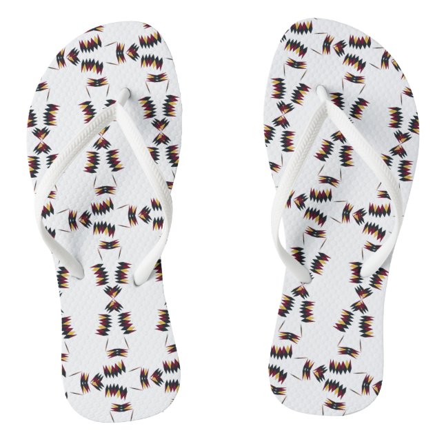Southwestern Native Pattern Thongs (Footbed)